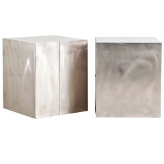 A Single Metal and Acrylic Light Boxe 1970s