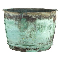 A Large 19th Century English Copper Basin