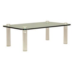A Grosfeld House designed Lucite Coffee Table