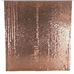 A Paco Rabanne Designed Copper/Gold Space Curtain ca 1972