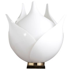 A Large Single Rougier designed Artichoke Shaped Lamp