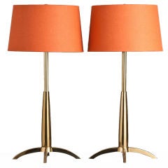 A Pair of Stiffel Designed Clawed Feet Table Lamps