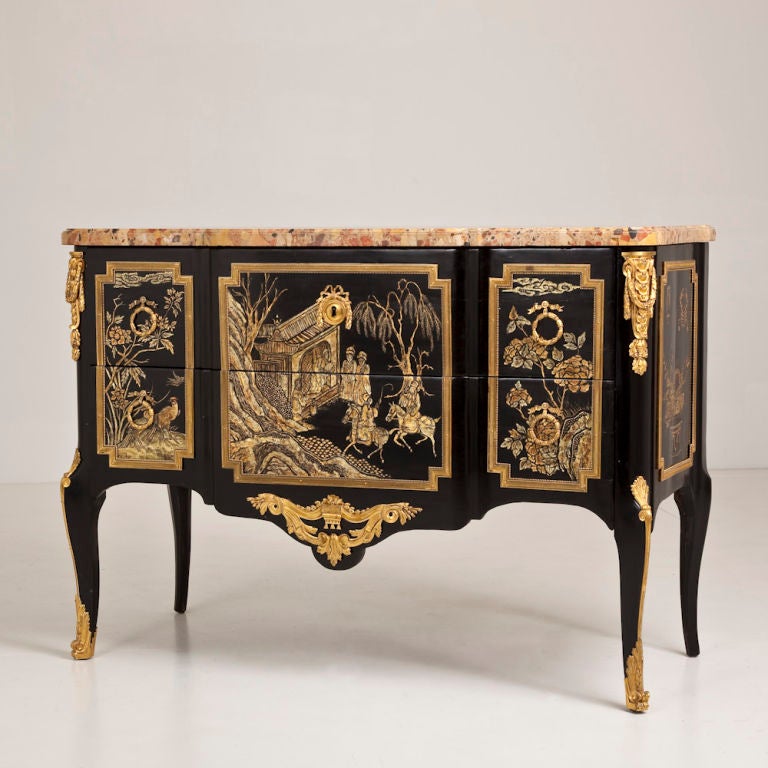 An 18th Century French Lacquered Commode