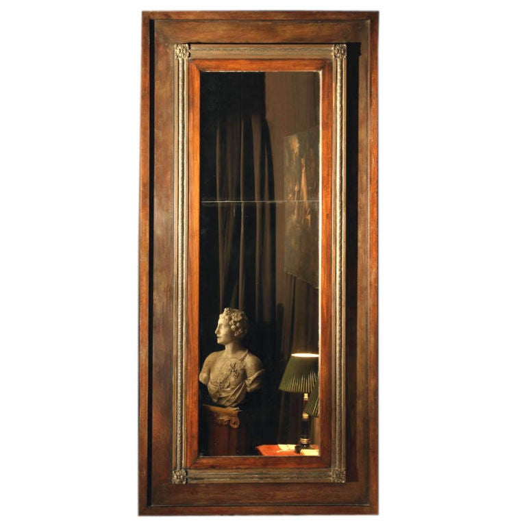 Mahogany and Bronze mounted Mirror For Sale