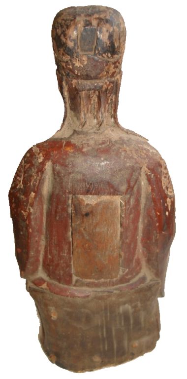 Antique Chinese pear wood fertlity sculpture