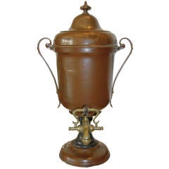 Antique Copper Holloware Samovar From Griffiths & Browett
