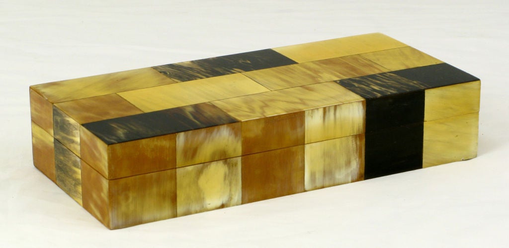 Jean Roy Tesselated Horn Box