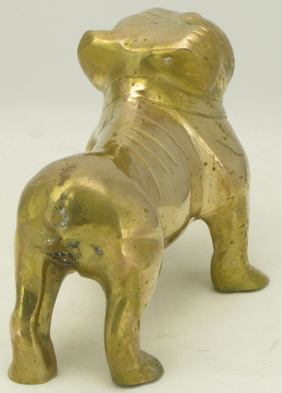 American Half-Scale Cast Brass English Bulldog