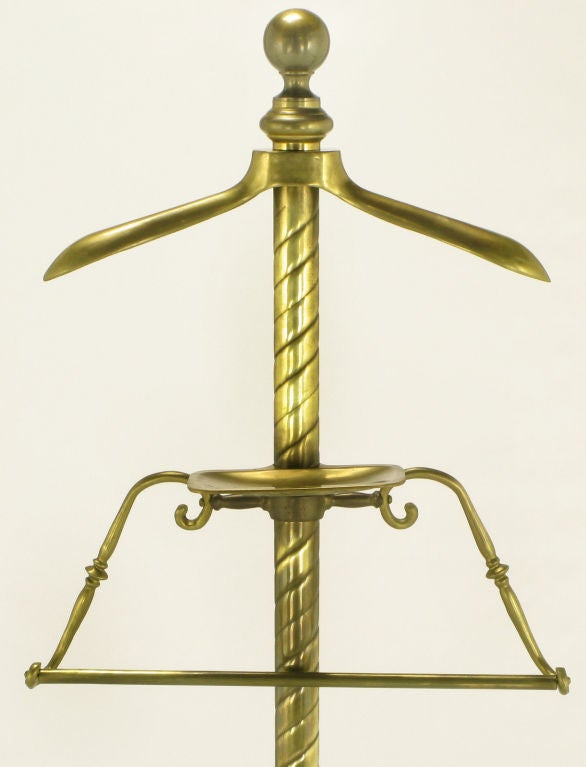 brass valet stand