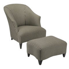 Donghia Lounge Chair & Matching Ottoman By John Hutton