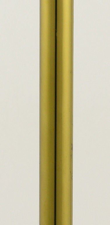 Stiffel Brass Tulip Shade Floor Lamp
