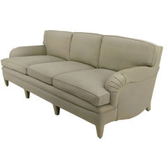 Vintage Donghia Three-Seat Sofa In Taupe Wool