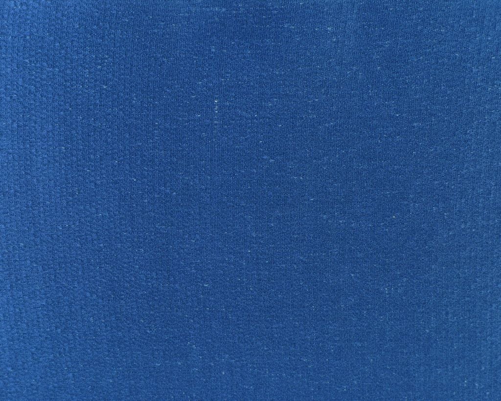 Custom Royal Blue Silk Two-Piece Sectional Sofa 2