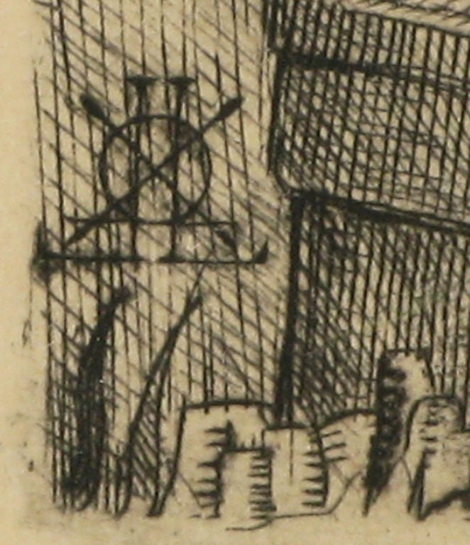 Gravure de calcographie éditée par le Louvre en vente 1