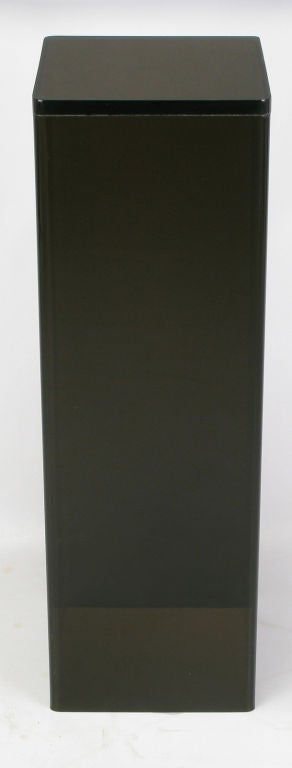 Smoked Lucite Pedestal