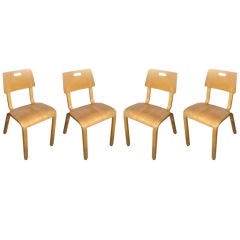 Set of 4 Children's Thonet Plywood Chairs