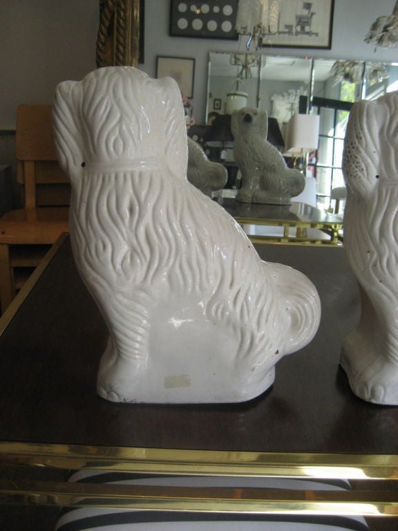 Large Pair of Staffordshire Dogs 1