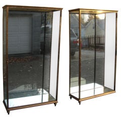 Pair of outstanding quality vitrines circa 1930