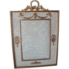 Fine quality  French gilt bronze photo frame