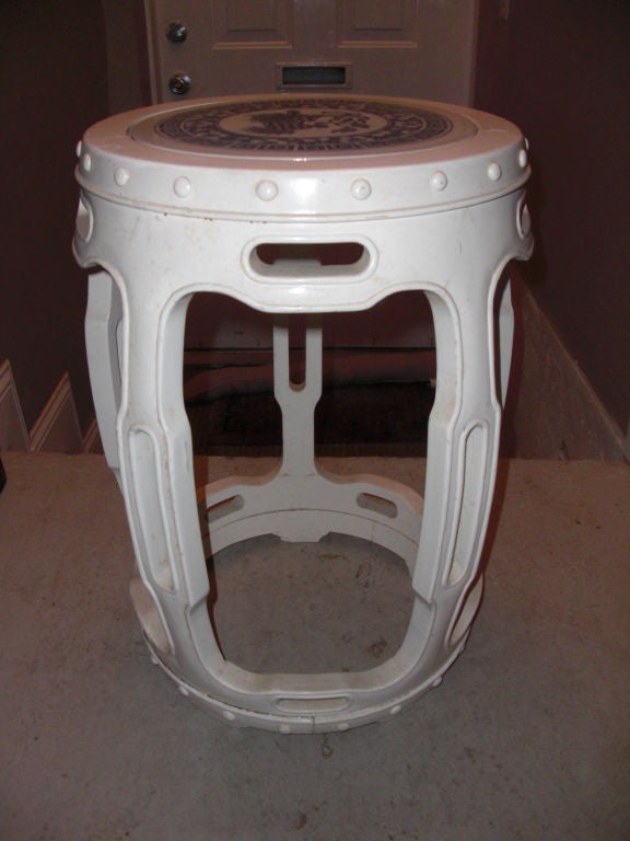 Mid-20th Century Chinese barrel style table