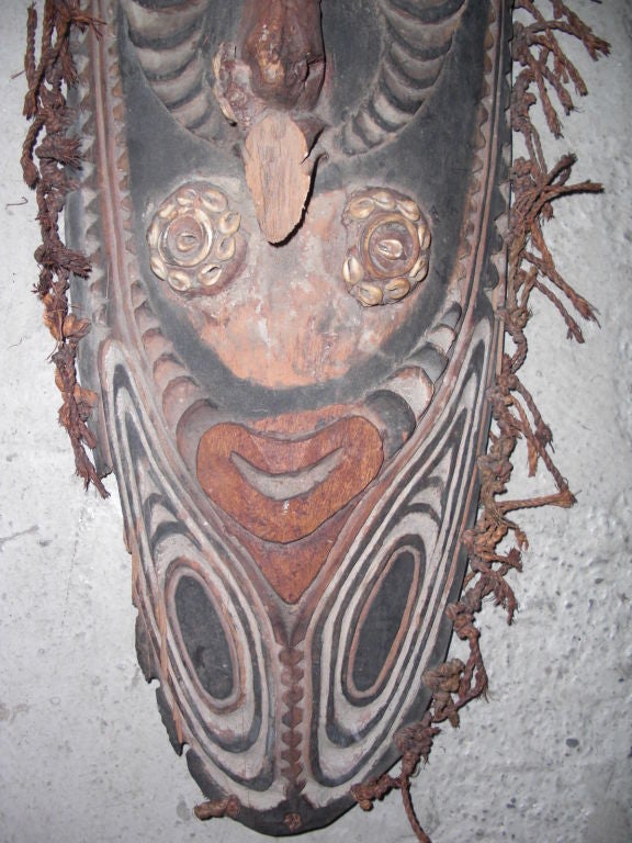 Papua New Guinean New Guinea ceremonial mask.