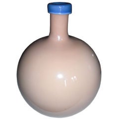 An oversized Italian blown glass vase