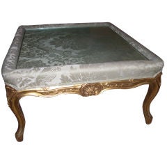 Antique 19th century Louis XV style ottoman/coffee table