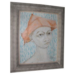 Vintage 1955 oil on canvas signed Dreazy