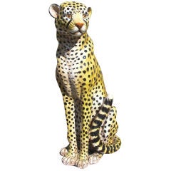 A 1960
s glazed terra Cotta leopard A 1960
s glazed terra Cotta leopard