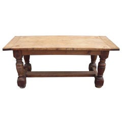 19th cent. continental oak table / kitchen island