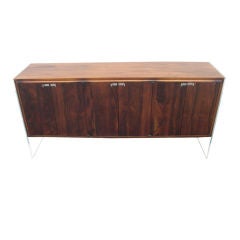 Mid 20th century sideboard with lucite sides