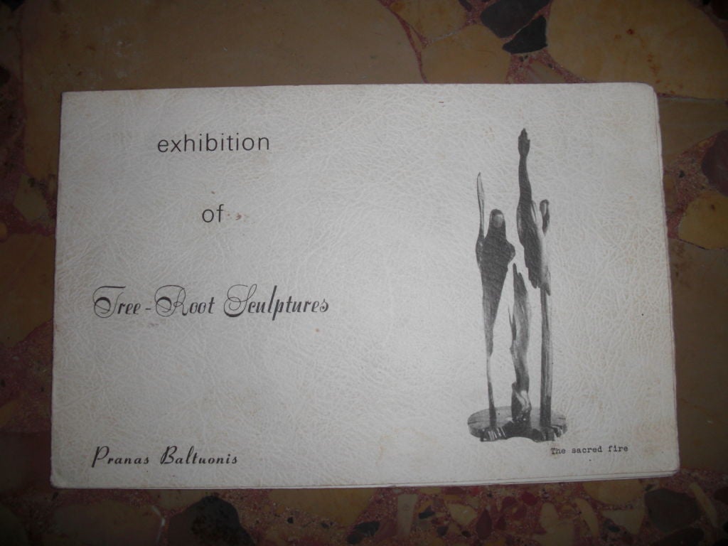 1967 Tree Root Sculpture By Pranas Baltuonis 1
