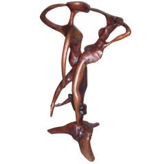 1967 Tree Root Sculpture By Pranas Baltuonis
