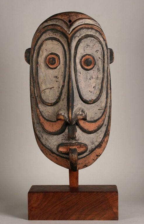 Finely carved and painted Sepik River Gable Mask dating from the early to mid 20th century,<br />
<br />
Collection provenance from the Christensen Fund, a Californian based philanthropic corporation, established by the late Allen D. Christensen.