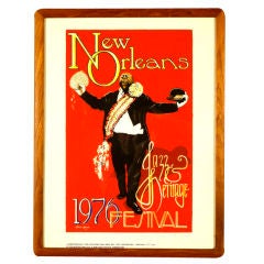 New Orleans Jazz & Heritage Festival 1976 Poster