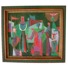 Cubist Assemblage by Jean Varda (1893 - 1971)