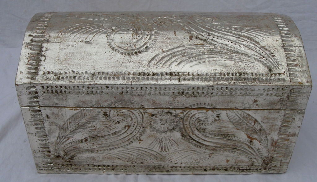 Carved Spanish Gilt Chest/Box Circa 1940's