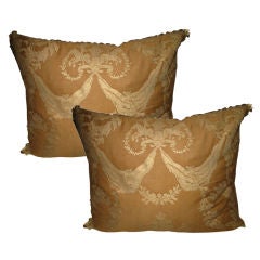 Pair of Vintage Fortuny Pillows circa 1940's