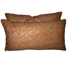 Pair of Retro "Richelieu" Fortuny pillows