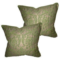 Pair of Vintage Fortuny Pillows circa 1960's