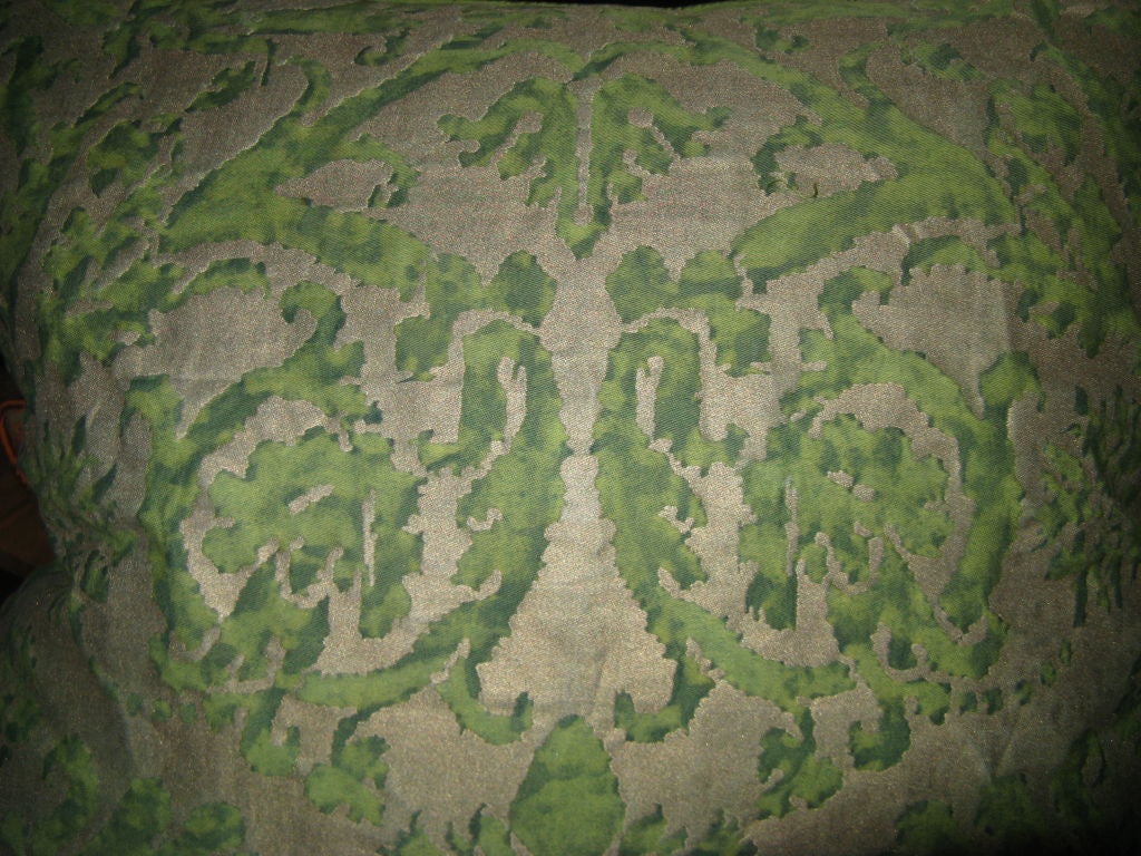 20th Century Pair of Vintage Fortuny Pillows circa 1960's