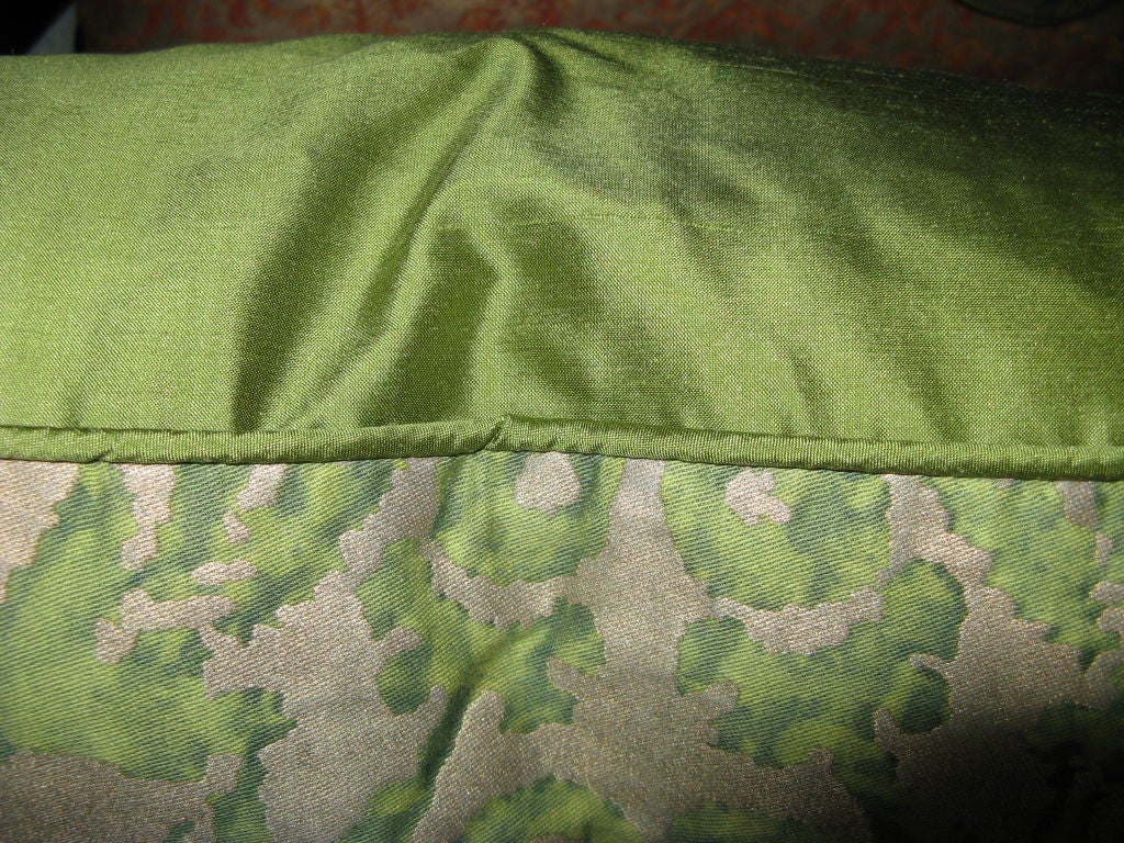Silk Pair of Vintage Fortuny Pillows circa 1960's