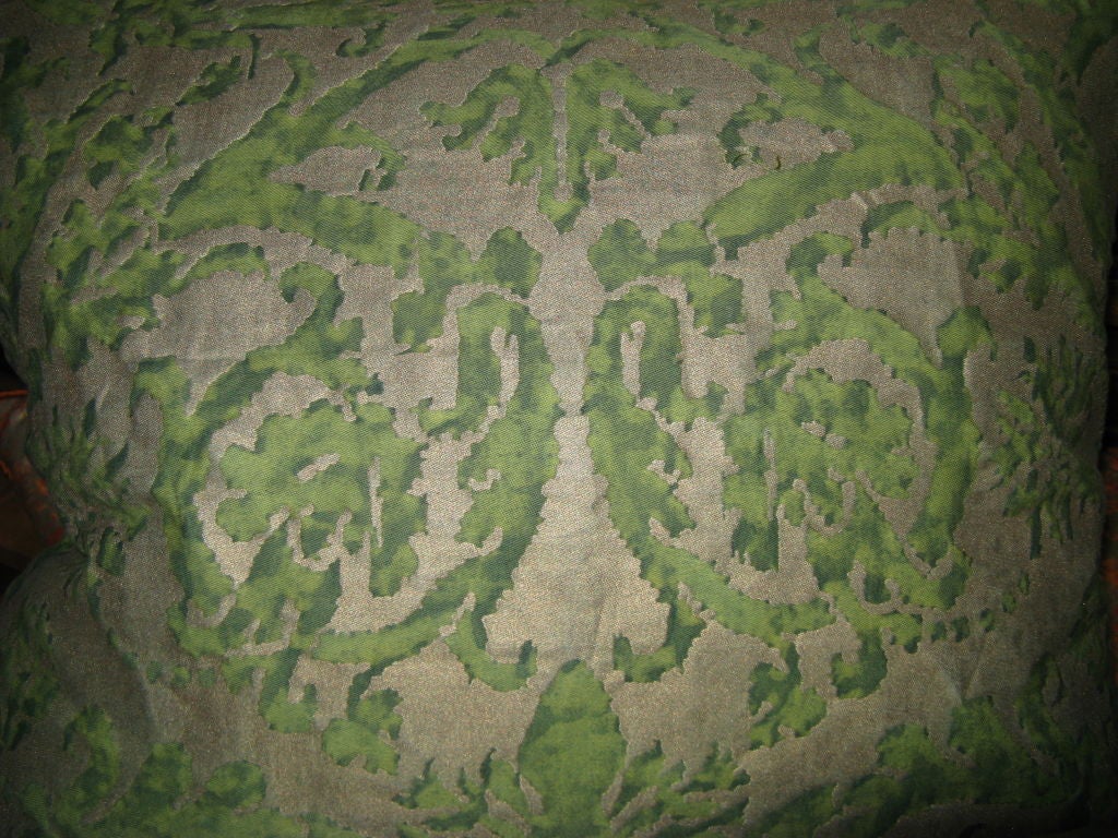 Pair of Vintage Fortuny Pillows circa 1960's 2