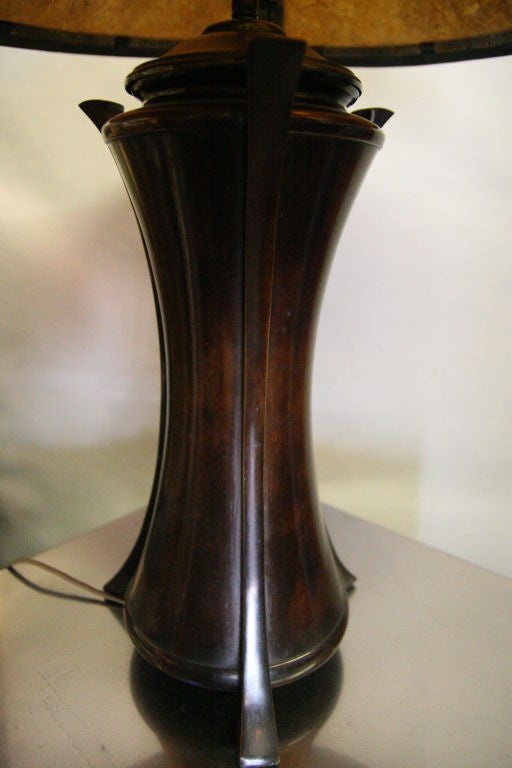 American Large Period Lillian Palmer Craftsman lamp