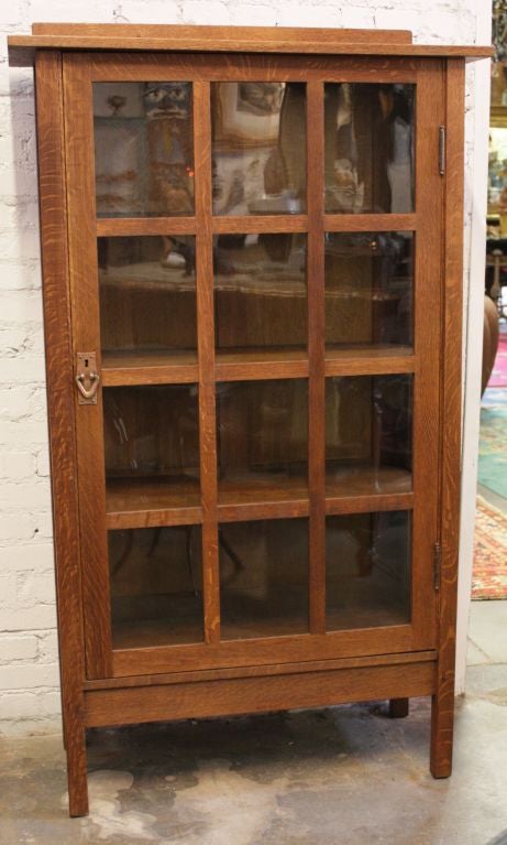 Gorgeous Gustav Stickley china cabinet. Great finish and original hardware. Amazingly clean inside and out.