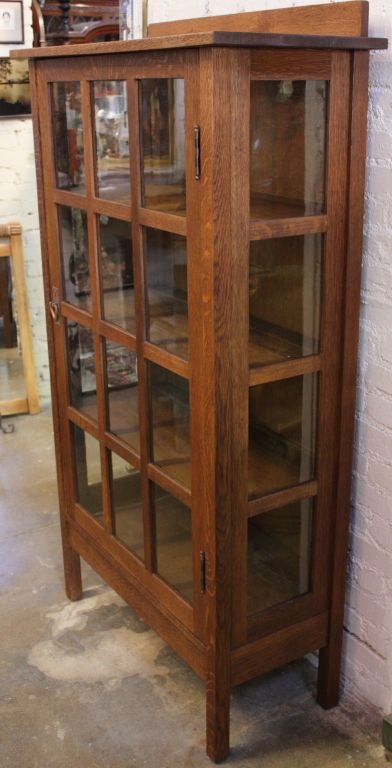 20th Century Gustav Stickley China Cabinet