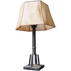 California Tile and Iron Table Lamp