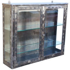 Polished steel Industrial Wall Hung Cabinet