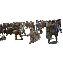 Vintage Large Varied Group  of W W  1 Toy Soldiers
