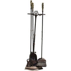 Wrought Iron Firetool Set